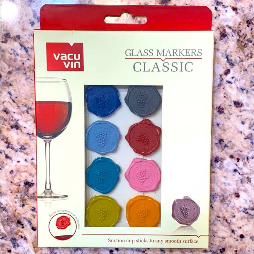 Vacu Vin suction cup markers